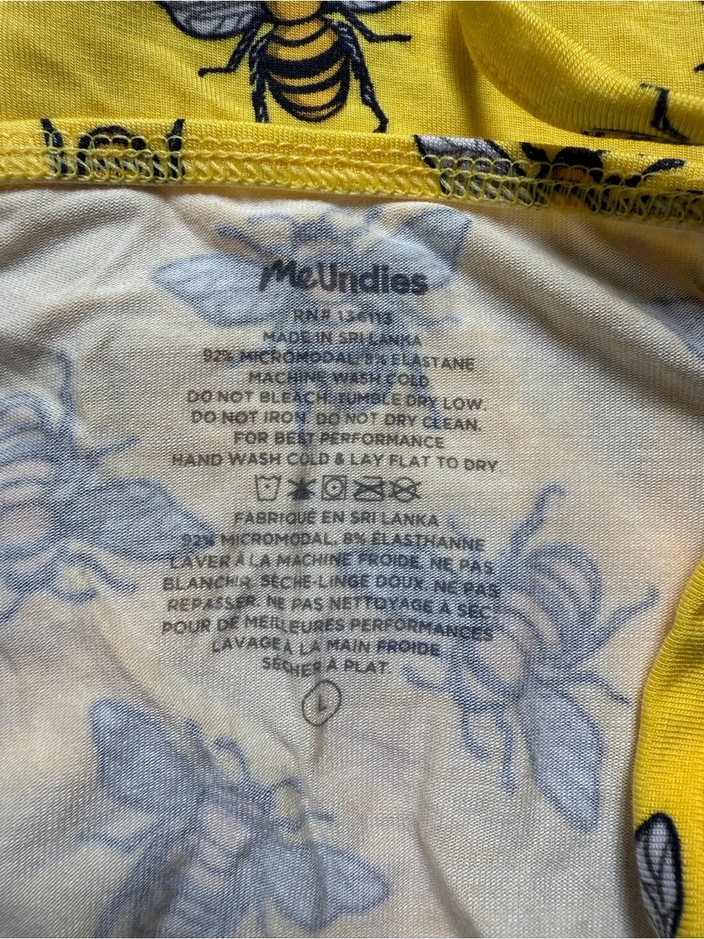 MeUndies QUEEN BEE Romper SOFT MODAL NWT Women’s Loungewear Pajama PJs Large New - Picture 10 of 12
